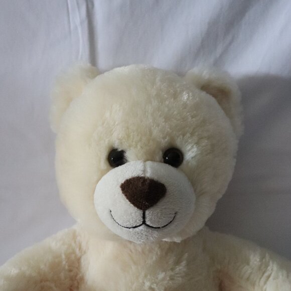Build A Bear Workshop‎ BABW Kids Cream/Ivory Stuffed Teddy Bear Animal | 16" - Picture 3 of 8